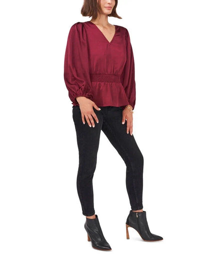 Vince Camuto Peplum Blouse, Size Medium
