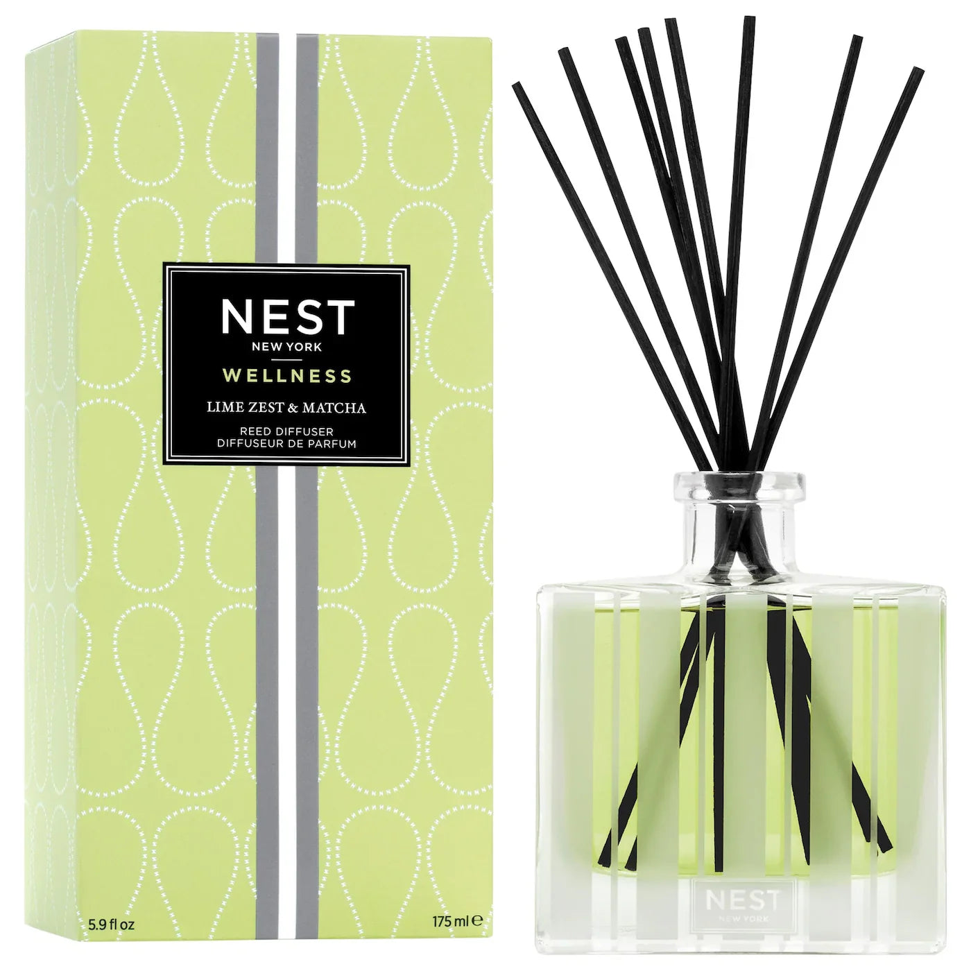 Nest New York Lime Zest &amp; Matcha Reed Diffuser 5.9 OZ