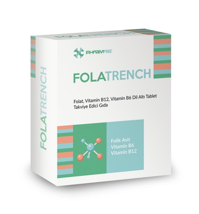 Folatrench Dietary Supplement Tablets - 60 Count for Nutritional Support &amp; Health Wellness
