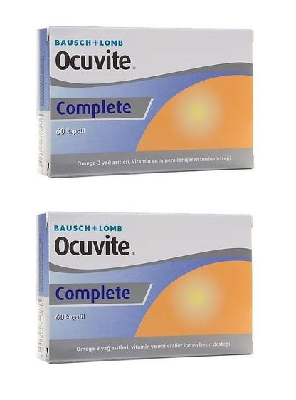 Bausch &amp; Lomb Ocuvite Complete - 2 Pack of 60 Capsules