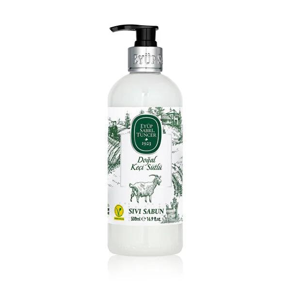 EyŸp Sabri Tuncer Natural Liquid Soap with Goat Milk - 16.91 fl oz, Gluten-Free, Cruelty-Free