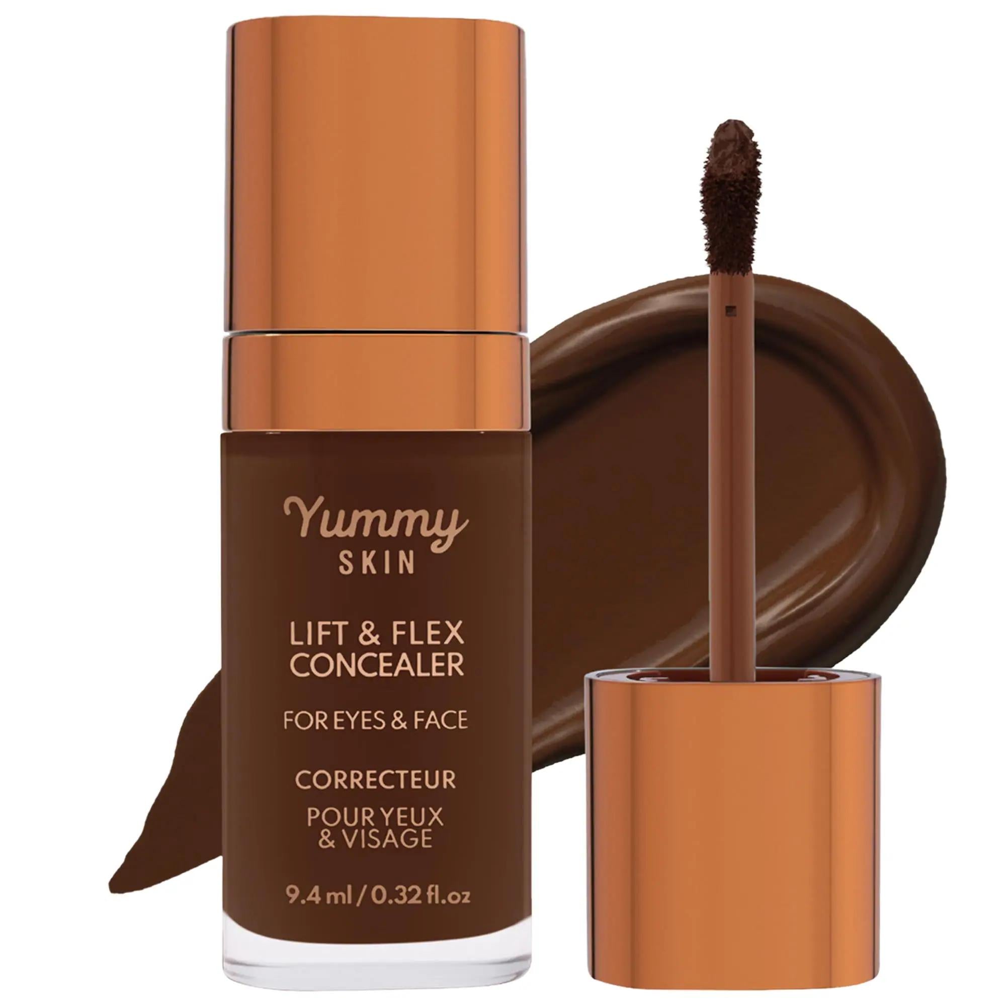 Yummy Skin Hydrating Concealer with Hyaluronic Acid &amp; Caffeine - Vegan, Cruelty-Free Liquid Concealer for Natural Coverage