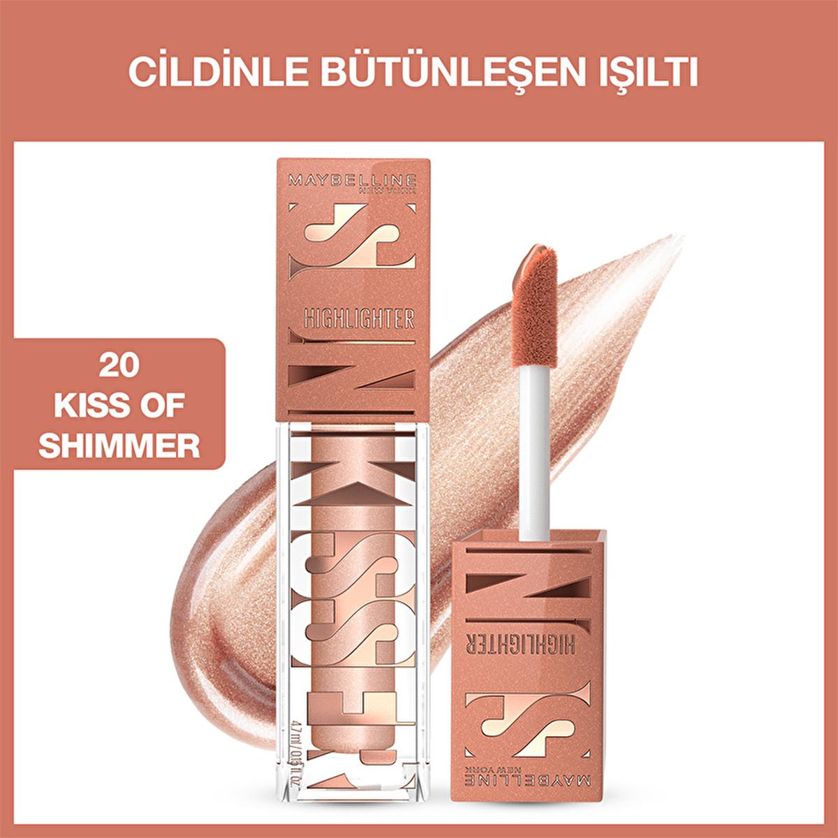 Maybelline Sunkisser: Liquid Shimmer Highlighter for Glowing Skin | Buildable, Natural Glow, Easy Application