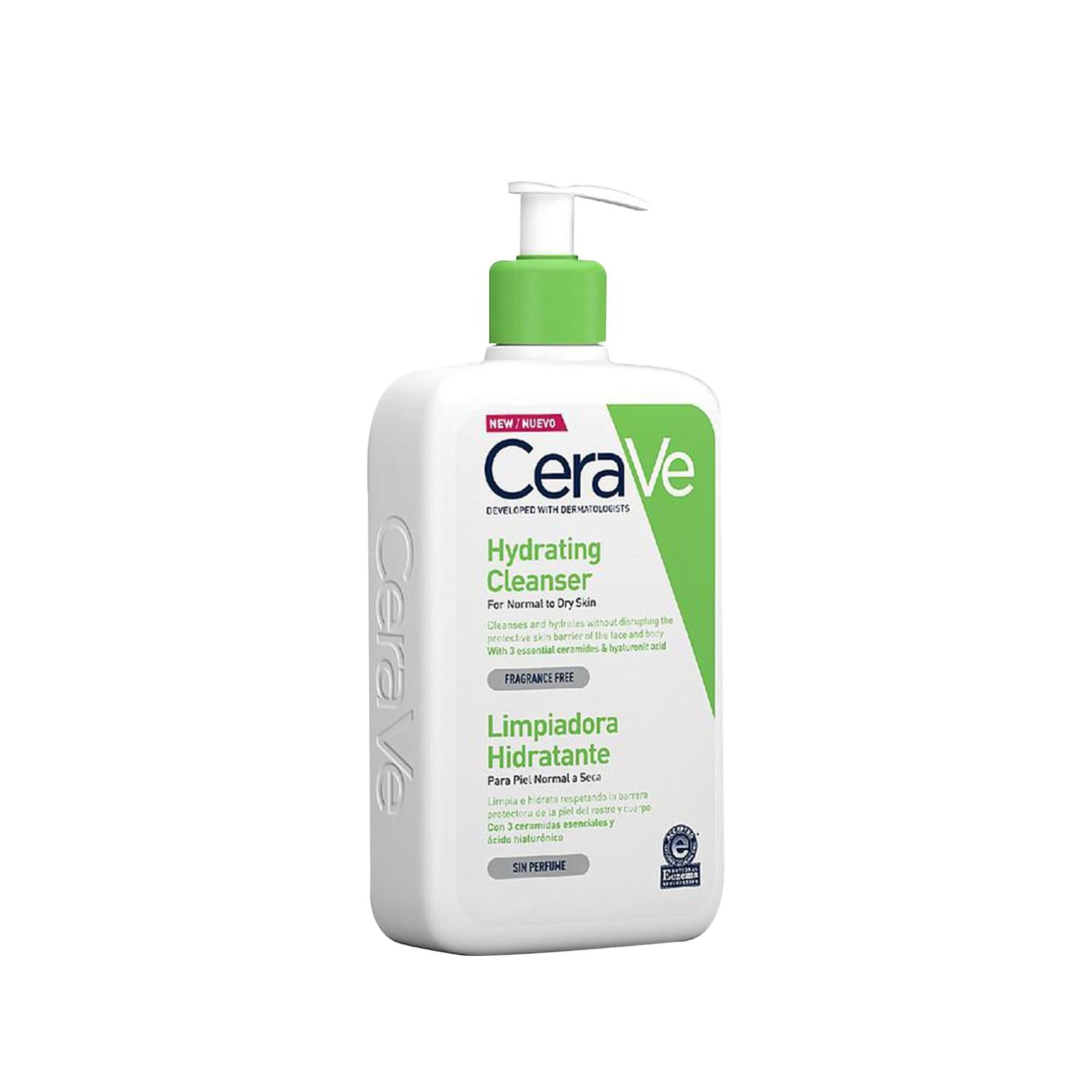 CeraVe Moisturizing Cleanser 236ml - Gentle, Non-Irritating Facial Cleanser for Dry &amp; Sensitive Skin