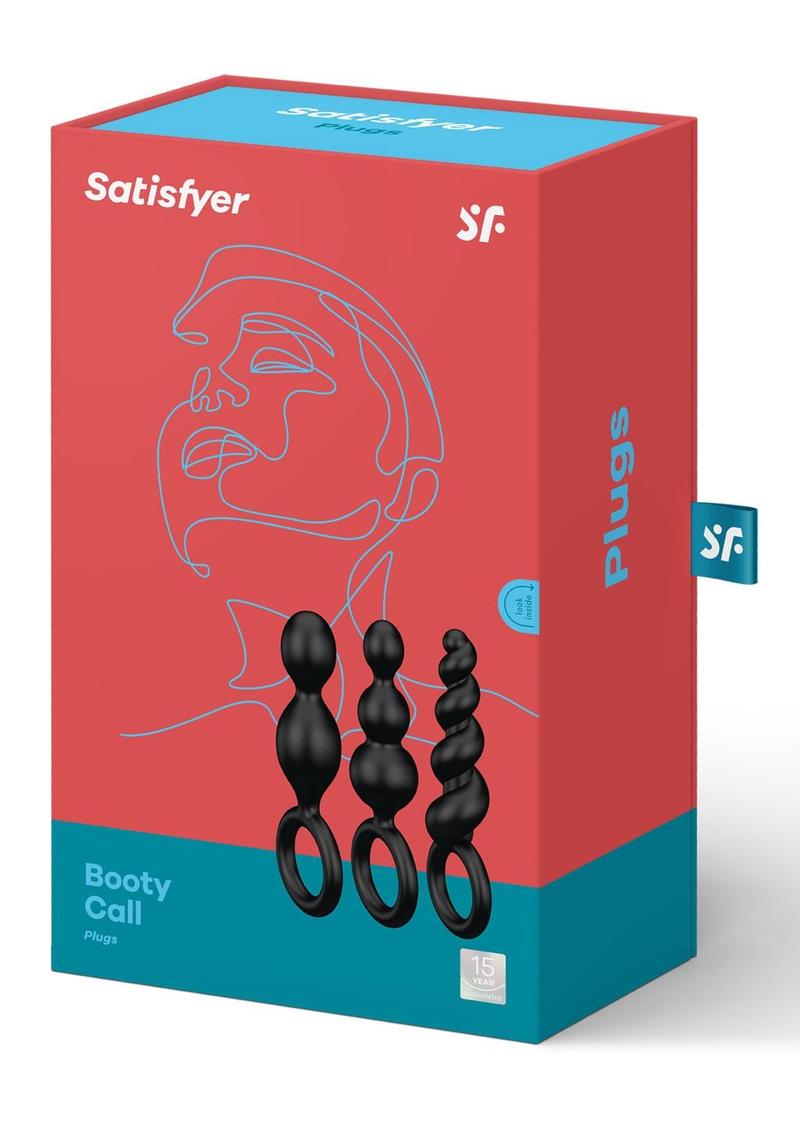 Satisfyer Booty Call Silicone Textured Anal Plugs - Set of 3