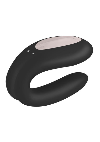 Satisfyer Double Joy Rechargeable Silicone Bluetooth Partner Vibrator