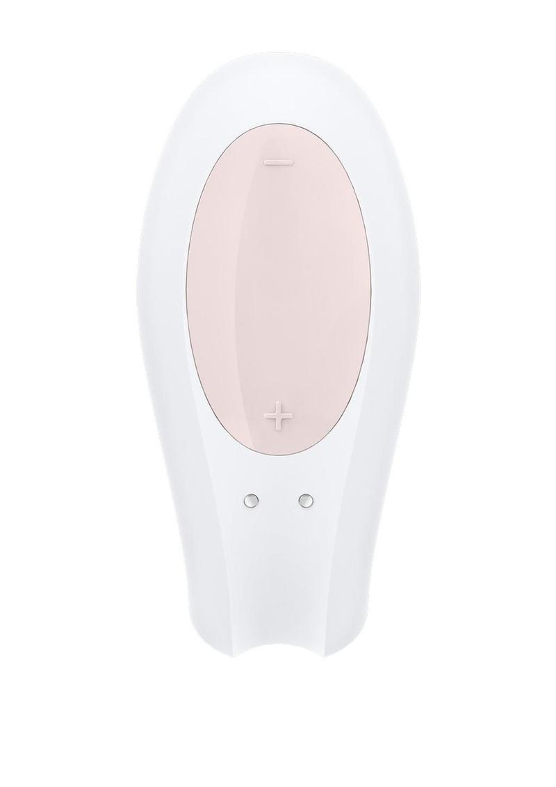 Satisfyer Double Joy Rechargeable Silicone Bluetooth Partner Vibrator