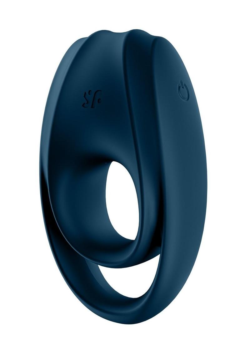Satisfyer Glorious Duo Vibrating Silicone Cock Ring for Couples