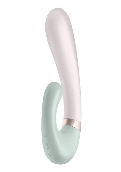 Satisfyer Heat Wave Silicone Heated Dual Stimulation Vibrator