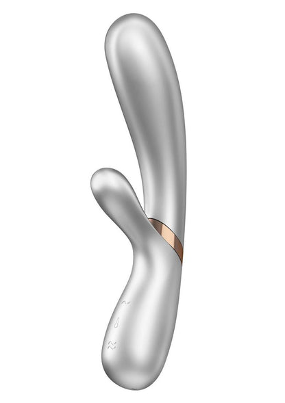 Satisfyer Hot Lover Dual Stim Vibrator Silicone with Warming Feature