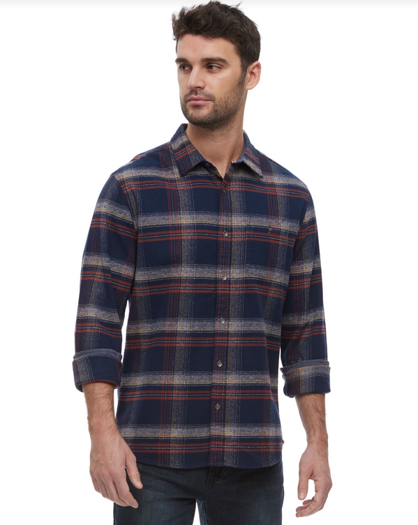 Fischer LS Single Pocket Flannel Shirt