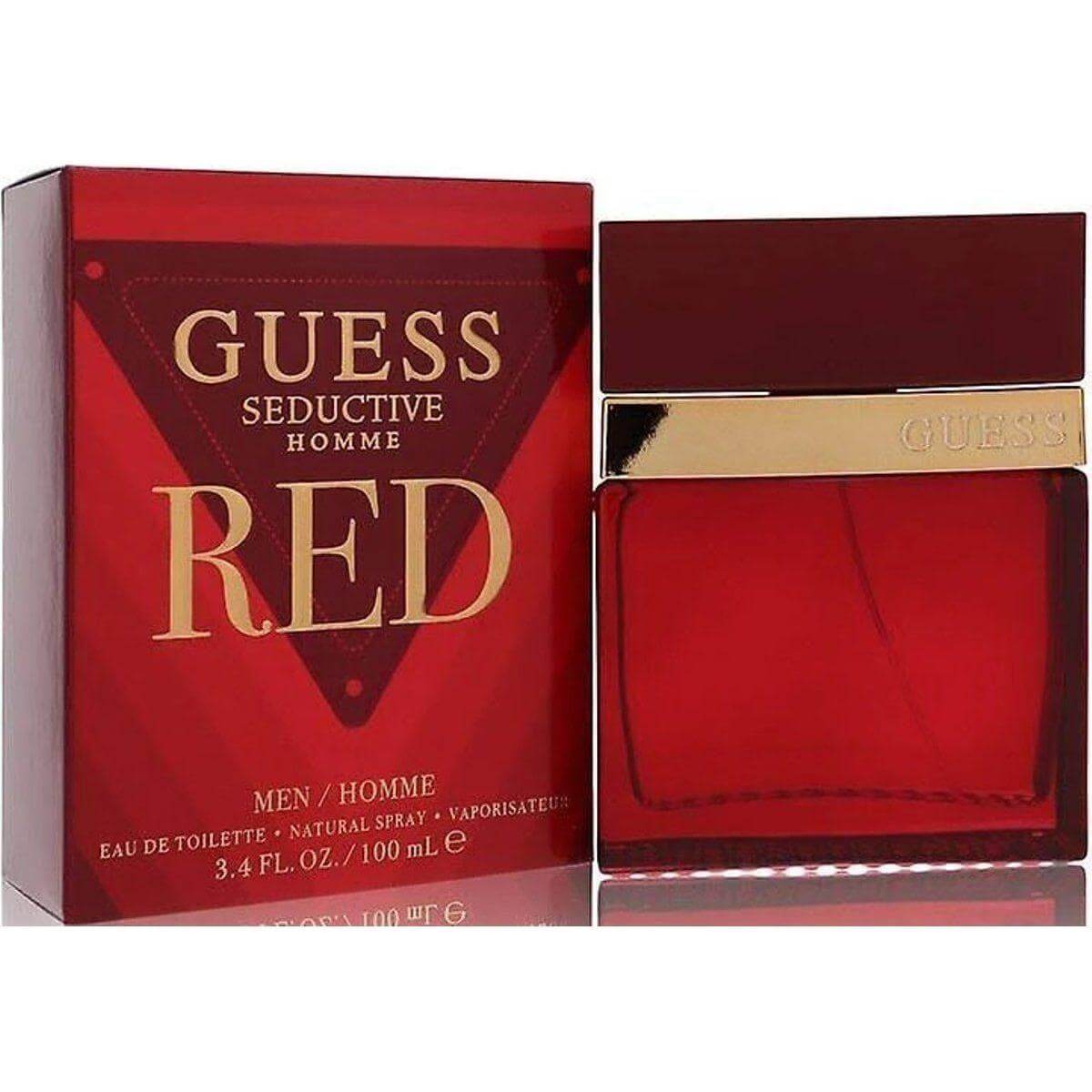Guess Seductive Homme Red by Guess EDT Spray 3.4 oz