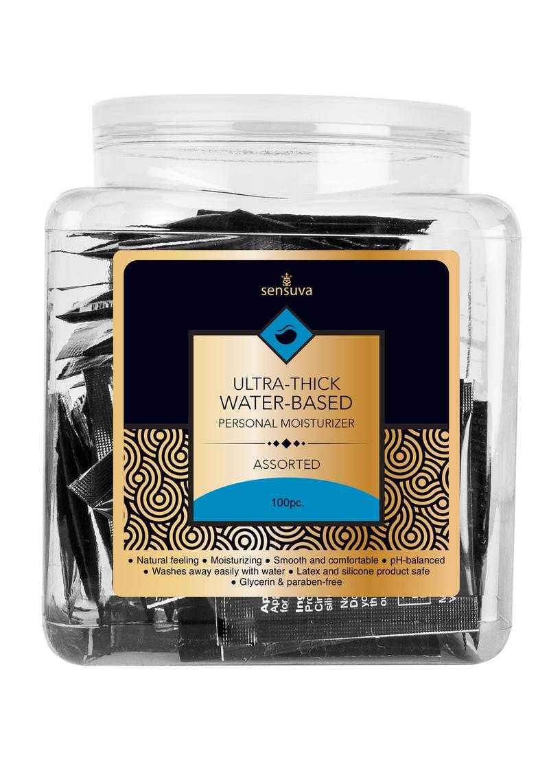 Sensuva Ultra Thick Water Based Personal Moisturizer 100 Pack