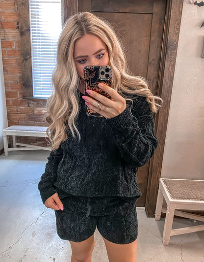 Soft Cozy Sweater Shorts