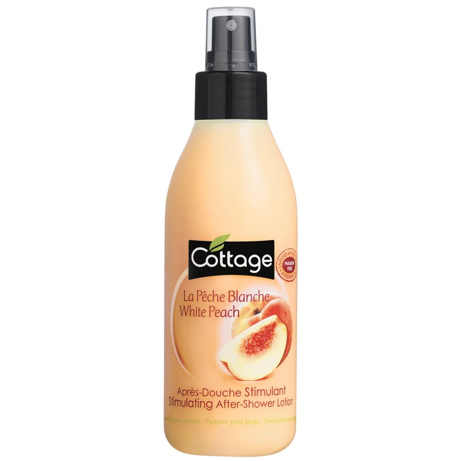 Cottage White Peach After Shower Lotion for Hydration 200ml