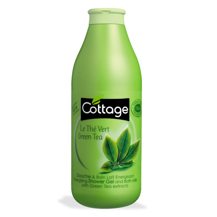 Cottage Green Tea Shower Gel &amp; Bath Milk 750ml