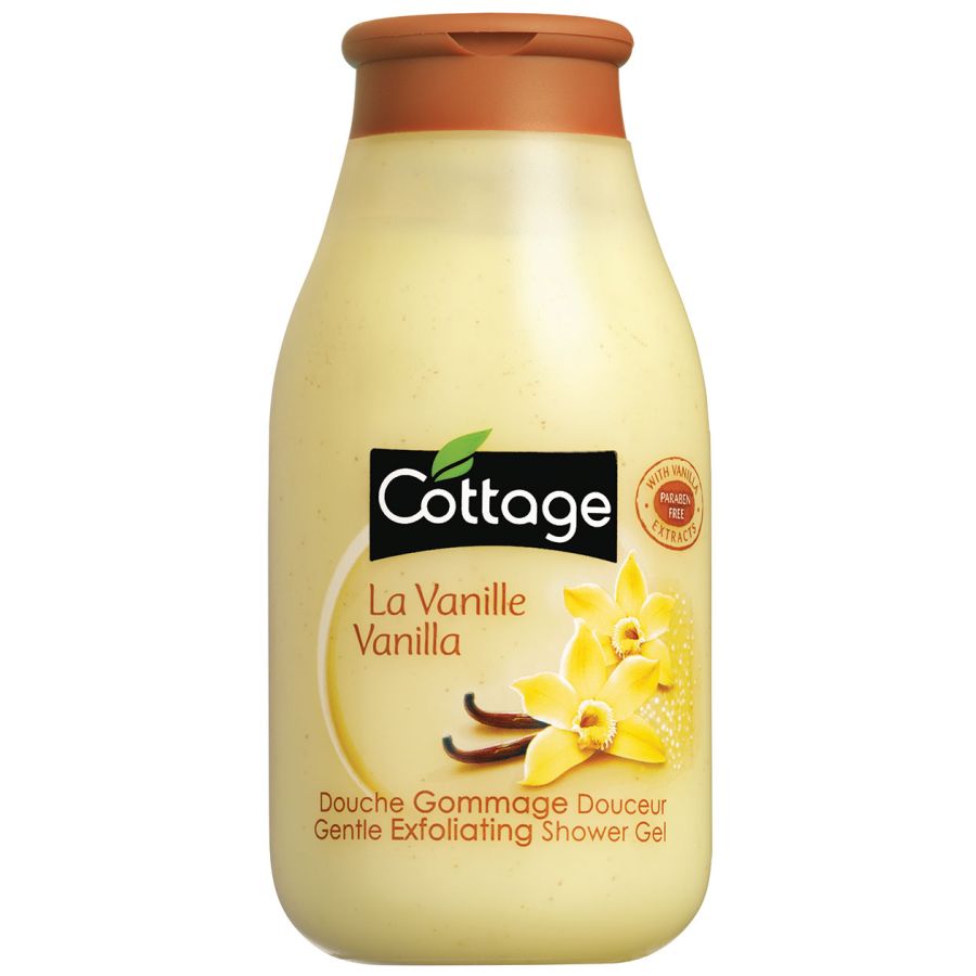 Cottage Gentle Exfoliating Shower Gel Vanilla for Soft Skin