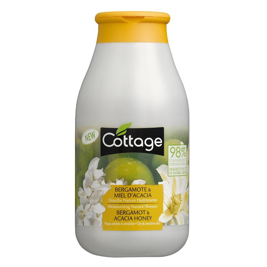 Cottage Bergamot &amp; Acacia Honey Hydrating Shower Gel 250ml