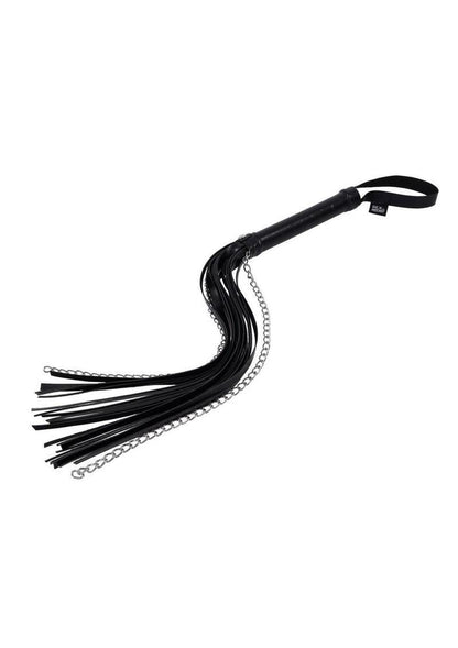 Leather Flogger with Chain