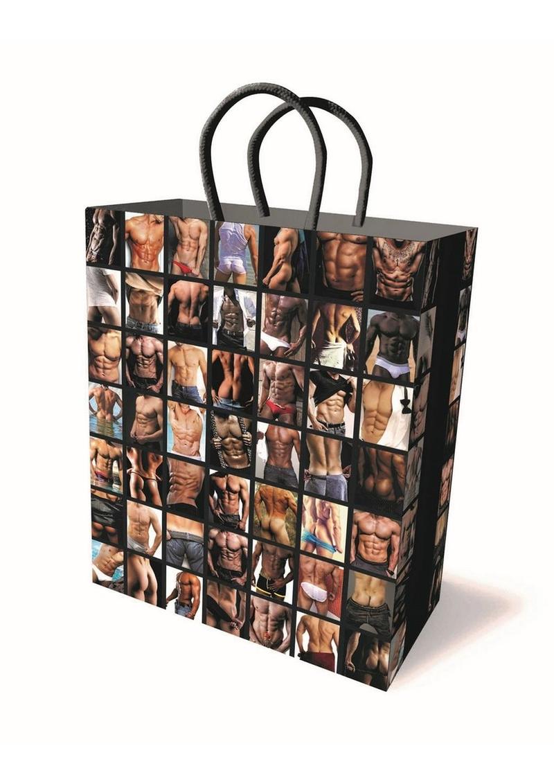 Sexy Guys Gift Bag Fun Playful Design for Adult Parties