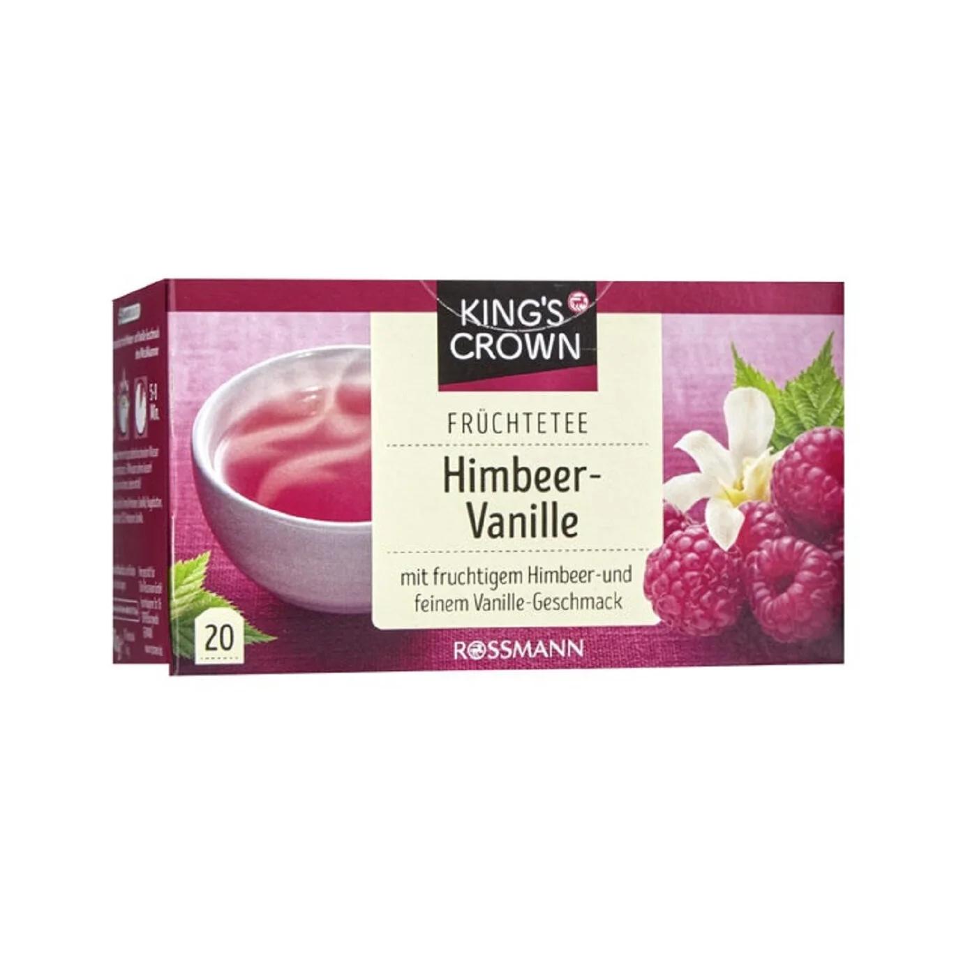 Kings Crown Raspberry Vanilla Fruit Tea 20 Tea Bags