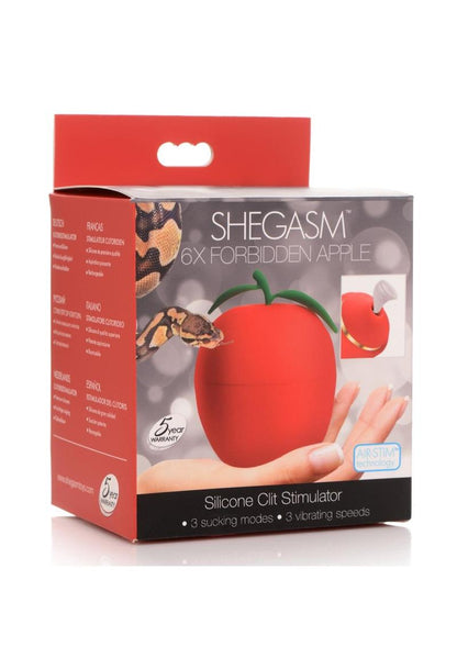 Shegasm 6X Forbidden Apple Silicone Clit Stimulator