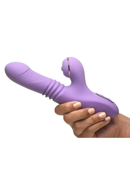 Shegasm Pro Thrust Max Silicone Thrusting &amp; Pulsing Rabbit