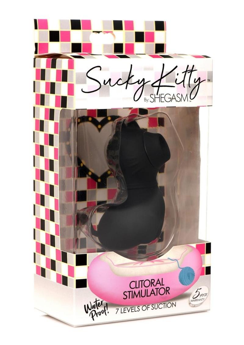 SheGasm Sucky Kitty Rechargeable Silicone Clitoral Stimulator