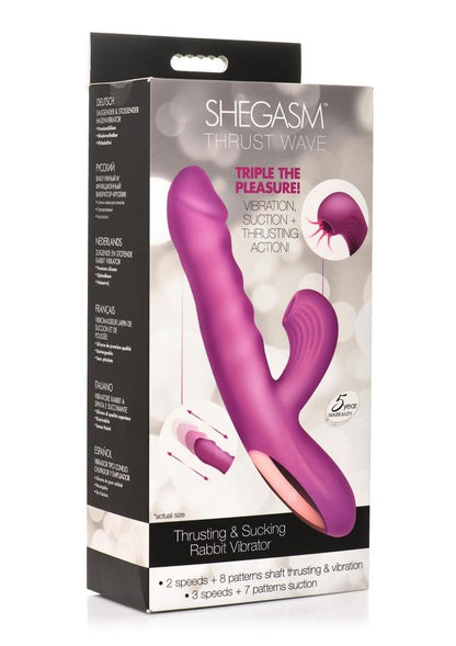SheGasm Thrust Wave Thrusting Rabbit Vibrator
