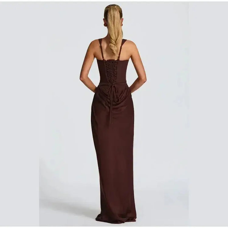 2026 New Sexy Women Square-neck Halter Mini Dress Pleated Sleeveless Backless High Waist Bodycon Dresses Summer Lady Party Robes SHOPEZRA L.L.C.