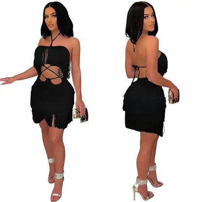 Dresses for Women 2021 Evening Dress Dresses for Women Party Sexy Black Dress Summer Vestidos by Dropshipman
