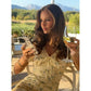 Vintage Print High Neck Midi Dress Belted Waist Bell Sleeve Flared Hem 2026 Summer Spring Chic Women Elegant Wedding Guest Gown SHOPEZRA L.L.C.