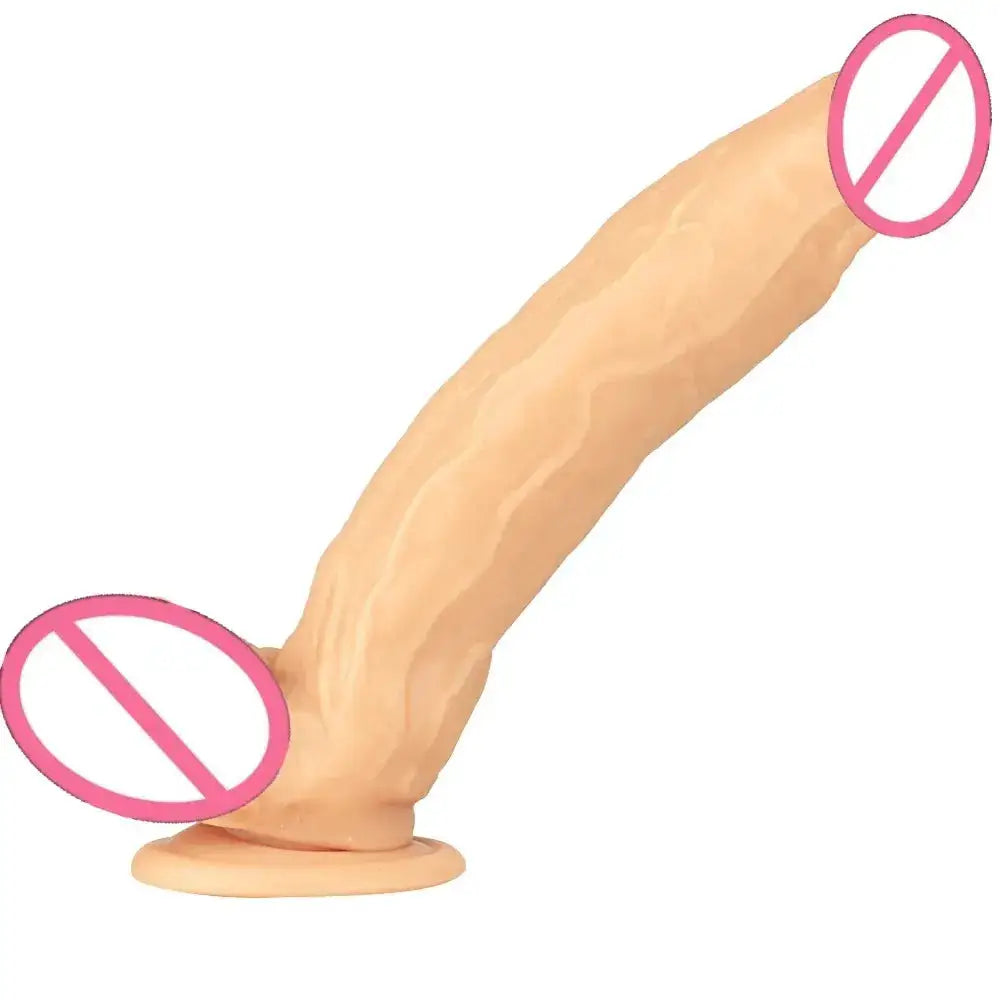 Extra-Large Realistic Dildo – Thick & Long Lifelike Artificial Penis for Women’s Pleasure & Solo Play by Dropshipman