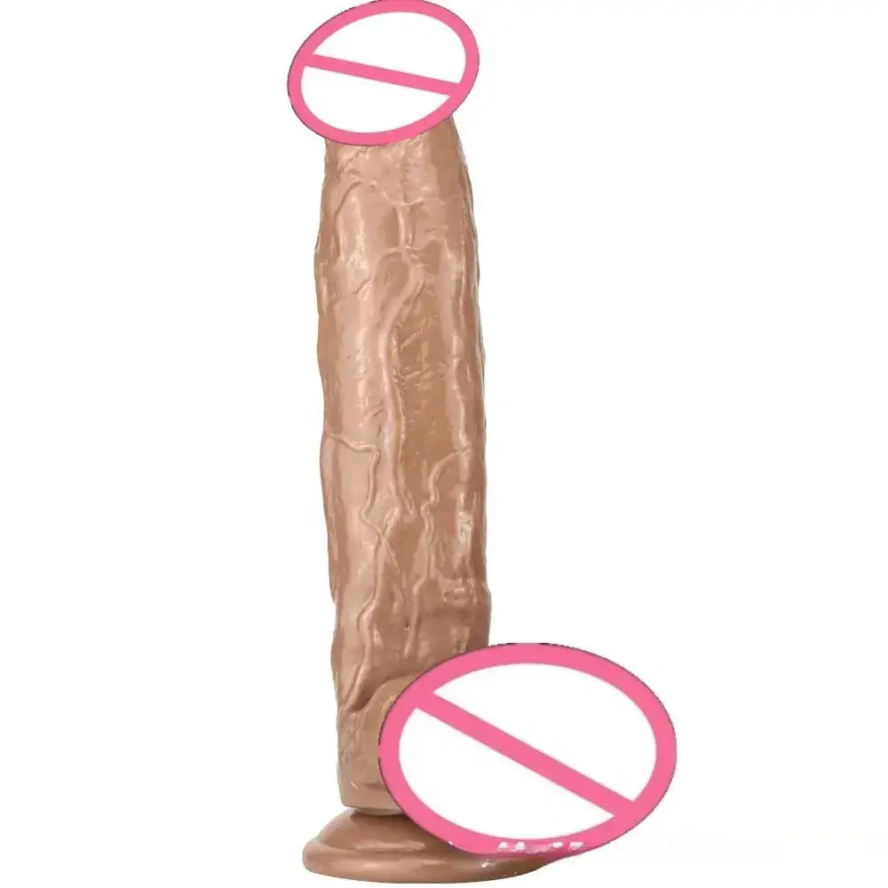 Extra-Large Realistic Dildo – Thick & Long Lifelike Artificial Penis for Women’s Pleasure & Solo Play by Dropshipman