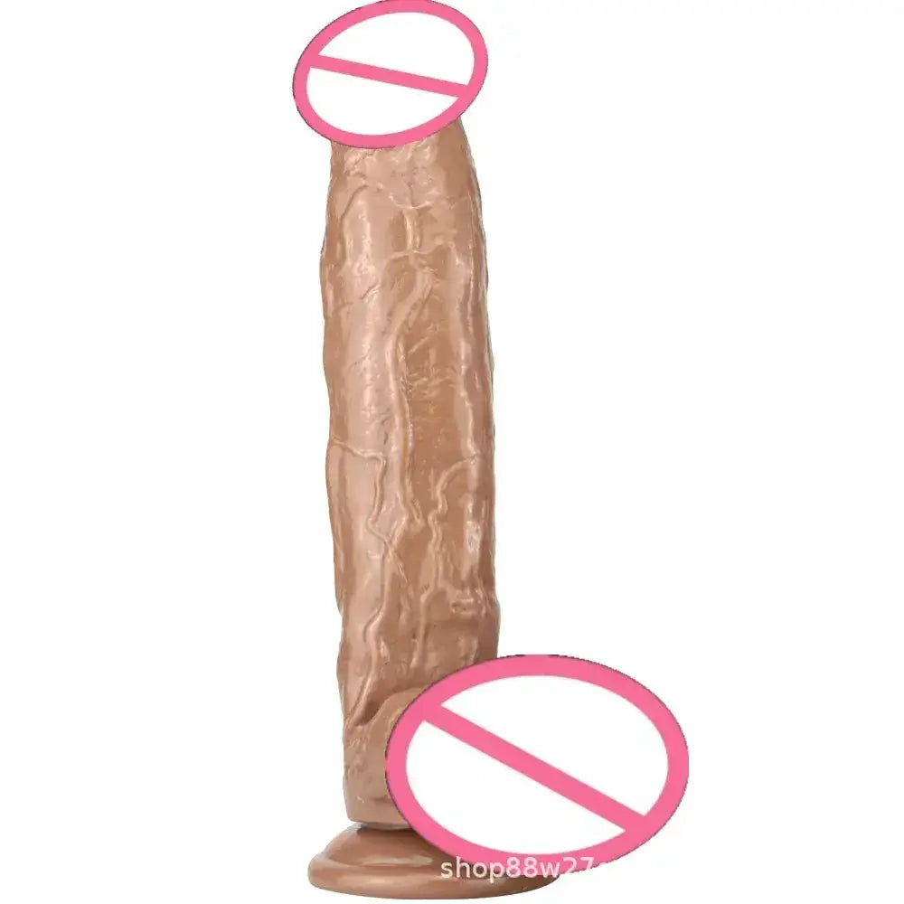 Extra-Large Realistic Dildo – Thick & Long Lifelike Artificial Penis for Women’s Pleasure & Solo Play by Dropshipman