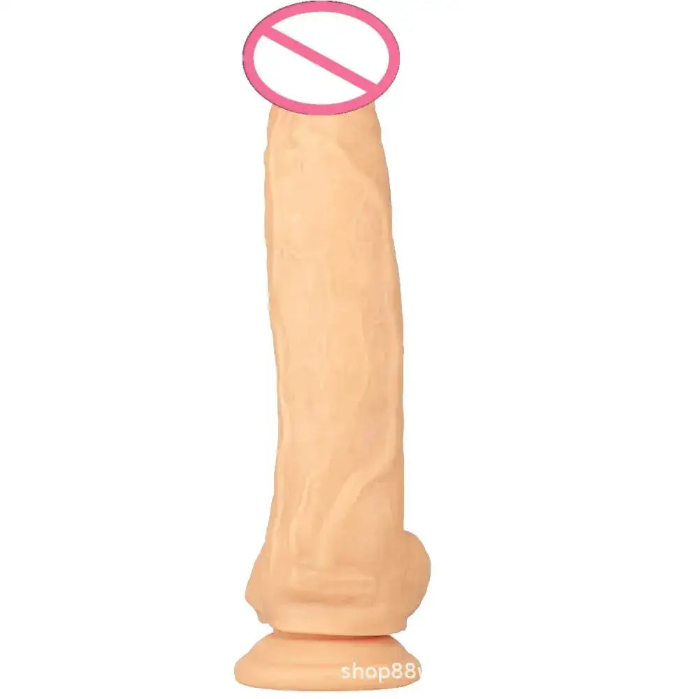 Extra-Large Realistic Dildo – Thick & Long Lifelike Artificial Penis for Women’s Pleasure & Solo Play by Dropshipman