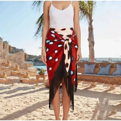 Women Two Tone Dot Print Long Sleeve Split Midi Dress Y2K Deep V Drawstring Slim Mermaid Skirt 2026 Street Club Party Outfit by Dropshipman