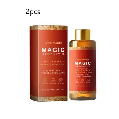 Three 100ml bottles of SHOPEZRA L.L.C. Soothing Body Oil arranged together, showcasing the product packaging and label.