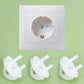 White Electrical Safety Socket Protective Cover Baby Care Safe Guard Protection Children Anti Electric Shock Rotate Protectors SHOPEZRA L.L.C.