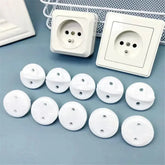 White Electrical Safety Socket Protective Cover Baby Care Safe Guard Protection Children Anti Electric Shock Rotate Protectors SHOPEZRA L.L.C.