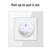 White Electrical Safety Socket Protective Cover Baby Care Safe Guard Protection Children Anti Electric Shock Rotate Protectors SHOPEZRA L.L.C.