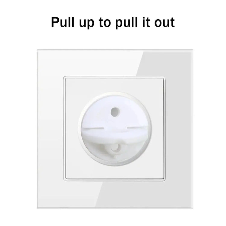 White Electrical Safety Socket Protective Cover Baby Care Safe Guard Protection Children Anti Electric Shock Rotate Protectors SHOPEZRA L.L.C.