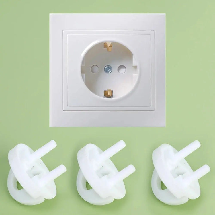 White Electrical Safety Socket Protective Cover Baby Care Safe Guard Protection Children Anti Electric Shock Rotate Protectors SHOPEZRA L.L.C.