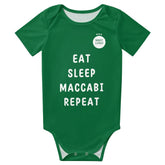 Maccabi MHFC Haifa Green Apes Baby Bodysuit Unisex Shirt Newborn Onesie Boy Girl Undershirt Outfit Baby Romper SHOPEZRA L.L.C.
