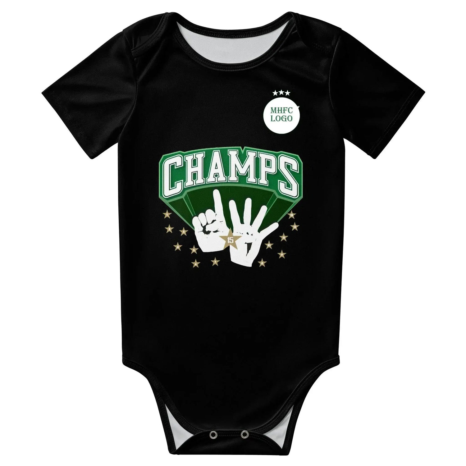 Maccabi MHFC Haifa Green Apes Baby Bodysuit Unisex Shirt Newborn Onesie Boy Girl Undershirt Outfit Baby Romper SHOPEZRA L.L.C.