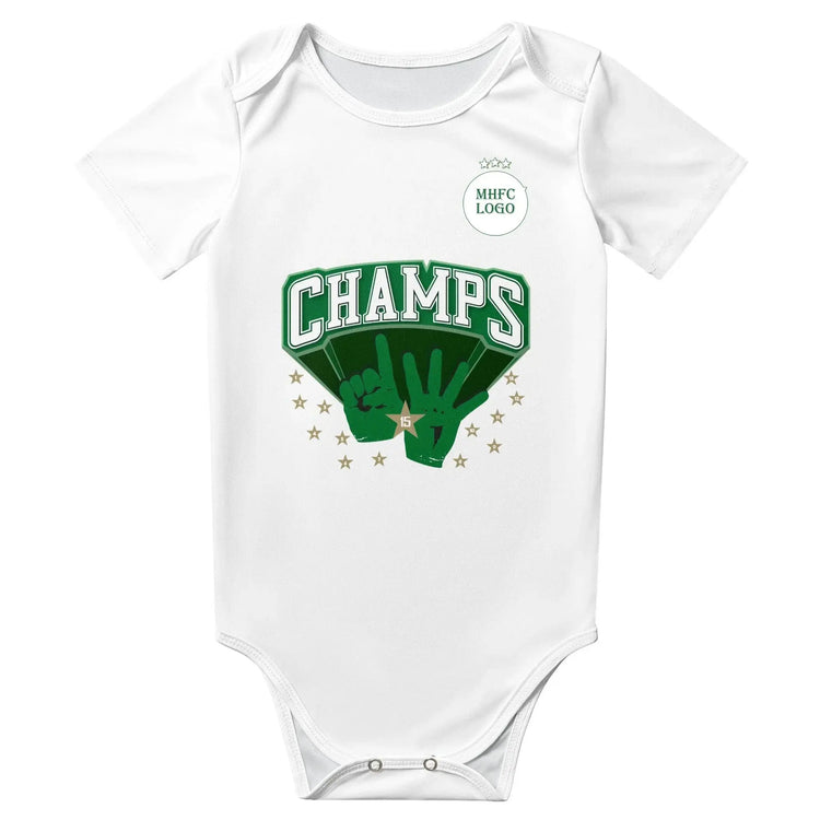 Maccabi MHFC Haifa Green Apes Baby Bodysuit Unisex Shirt Newborn Onesie Boy Girl Undershirt Outfit Baby Romper SHOPEZRA L.L.C.