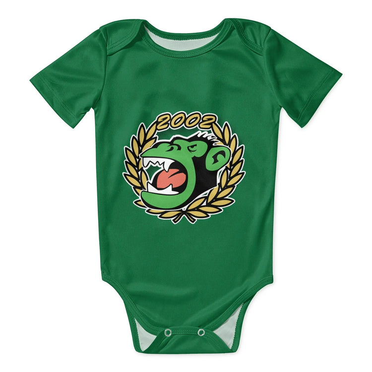 Maccabi MHFC Haifa Green Apes Baby Bodysuit Unisex Shirt Newborn Onesie Boy Girl Undershirt Outfit Baby Romper SHOPEZRA L.L.C.