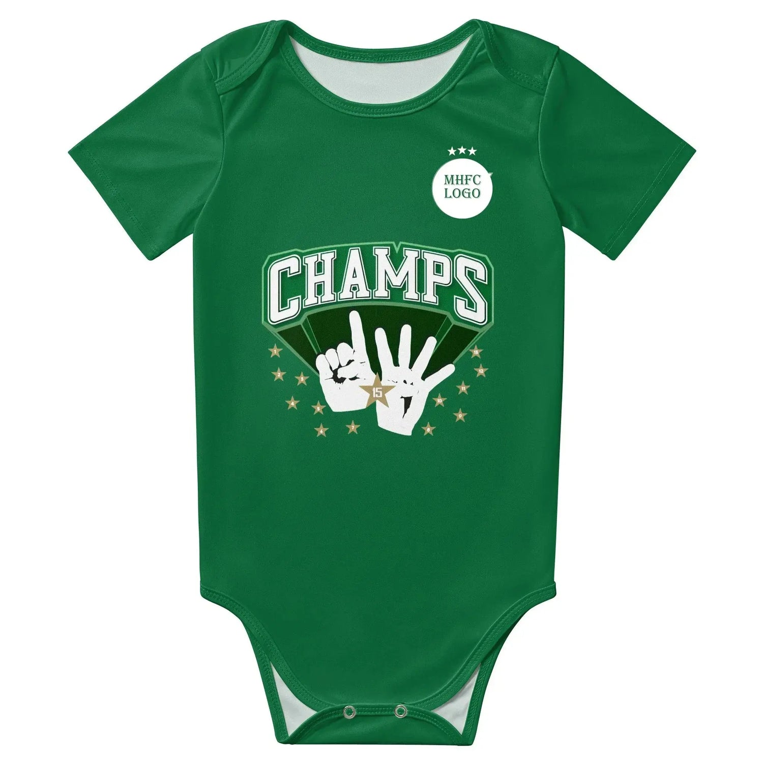 Maccabi MHFC Haifa Green Apes Baby Bodysuit Unisex Shirt Newborn Onesie Boy Girl Undershirt Outfit Baby Romper SHOPEZRA L.L.C.