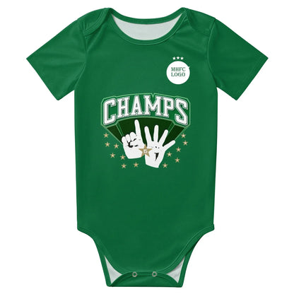 Maccabi MHFC Haifa Green Apes Baby Bodysuit Unisex Shirt Newborn Onesie Boy Girl Undershirt Outfit Baby Romper SHOPEZRA L.L.C.