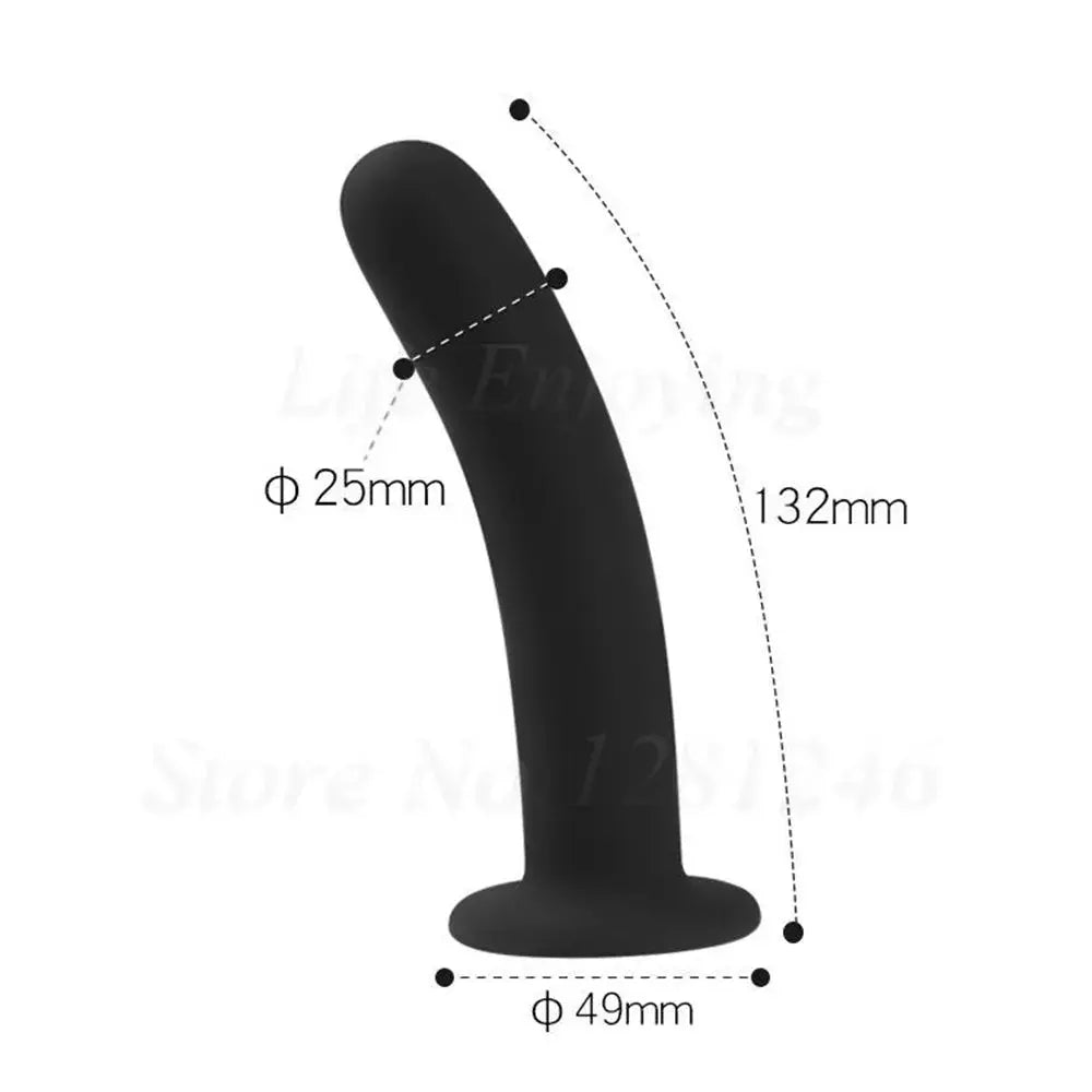 Realistic strap-on harness with dildo, adjustable straps, designed for lesbian couples, featuring anal and vaginal compatibility.